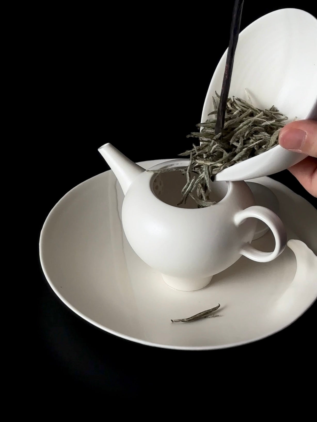 White Porcelain Tea Holder (白瓷茶则) - inner.teahouse
