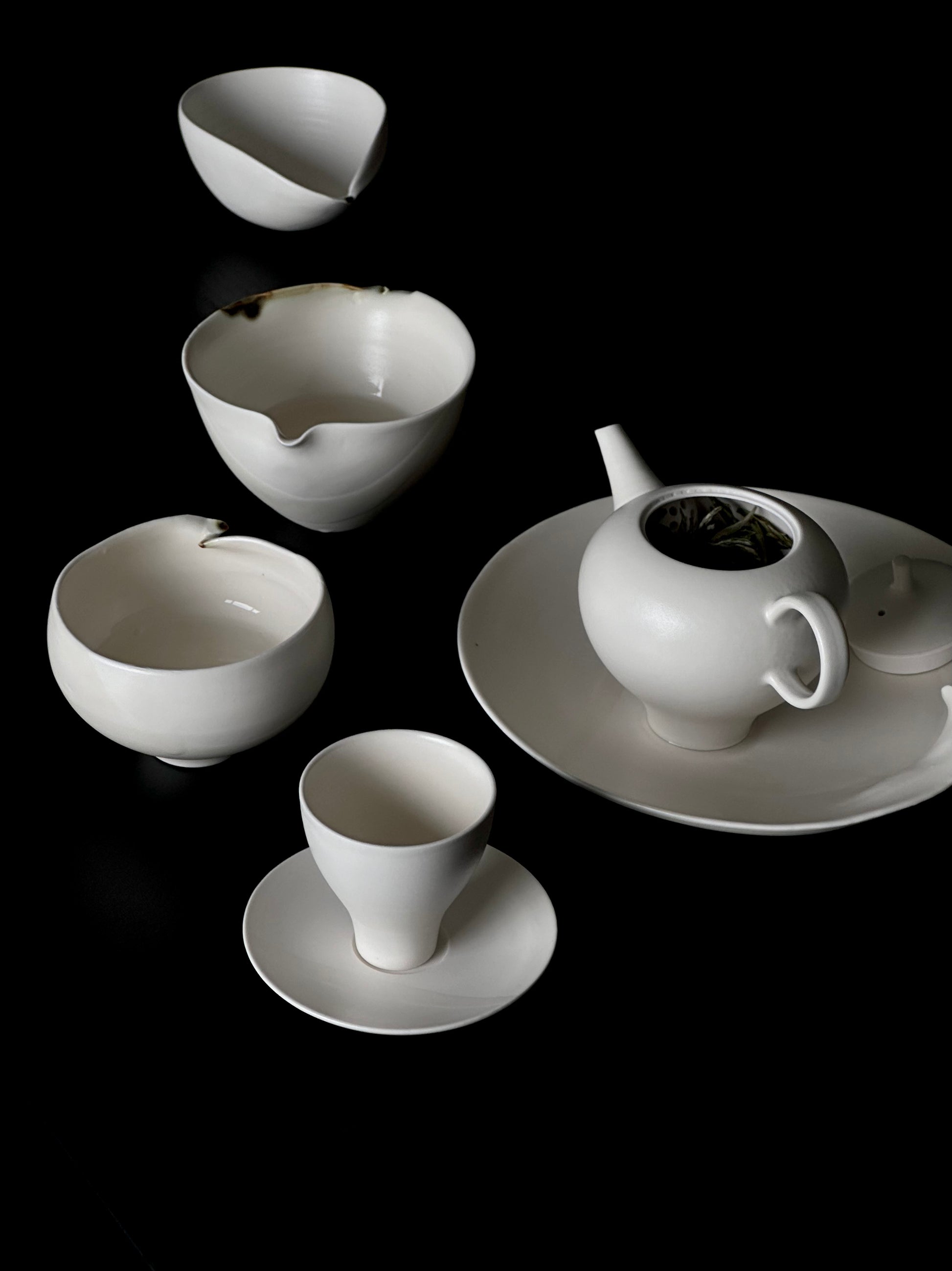 White Porcelain Tea Holder (白瓷茶则) - inner.teahouse